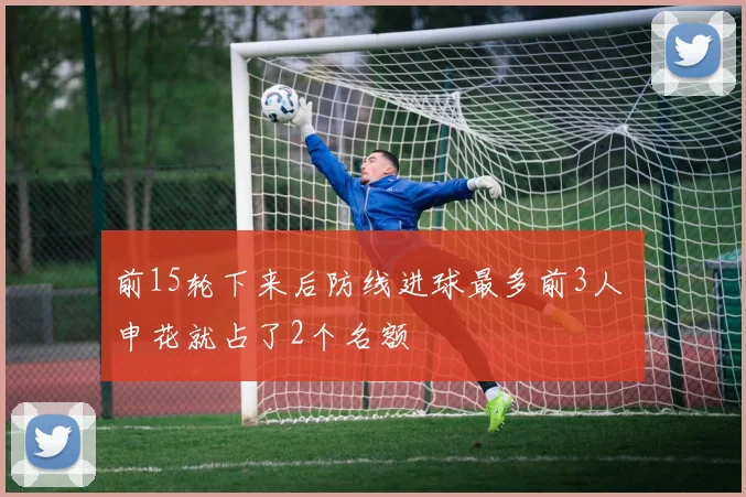 前15轮下来后防线进球最多前3人 申花就占了2个名额